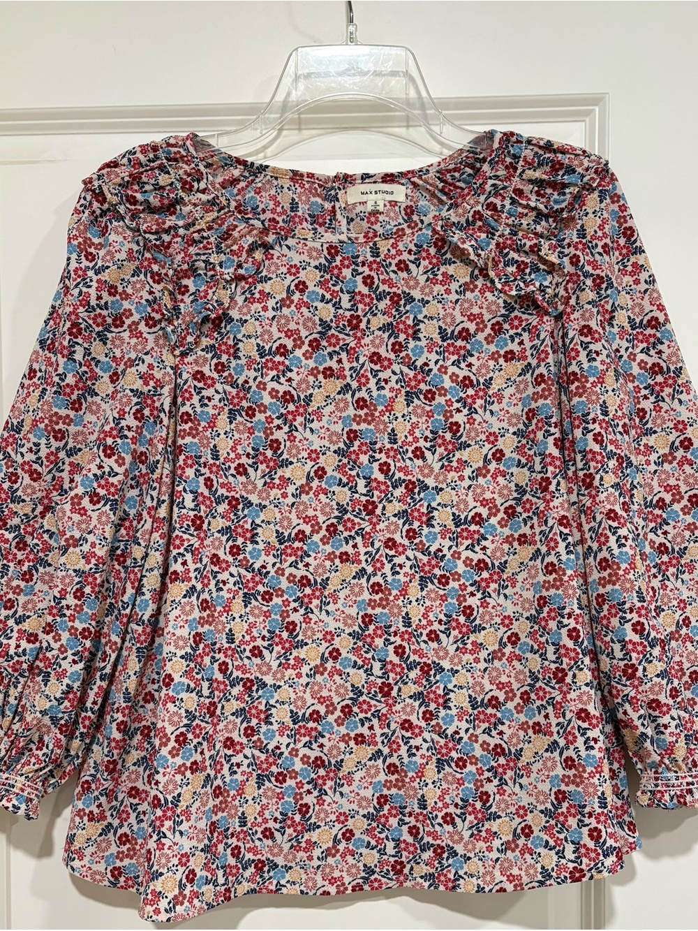Max Studio Floral Boho/Flowy Blouse | Size Small